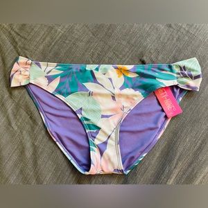 Ninety-Nine brand - Unchanted Floral Bikini Bottoms, New With Tags! Size XXL